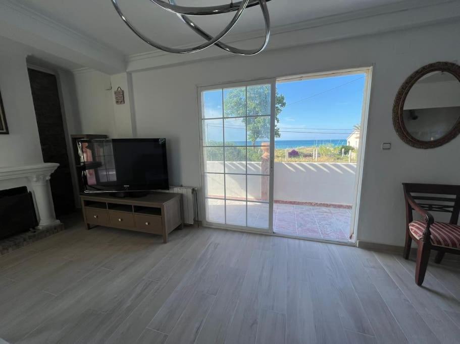 Chalet Denia Playa Primera Linea Exteriör bild