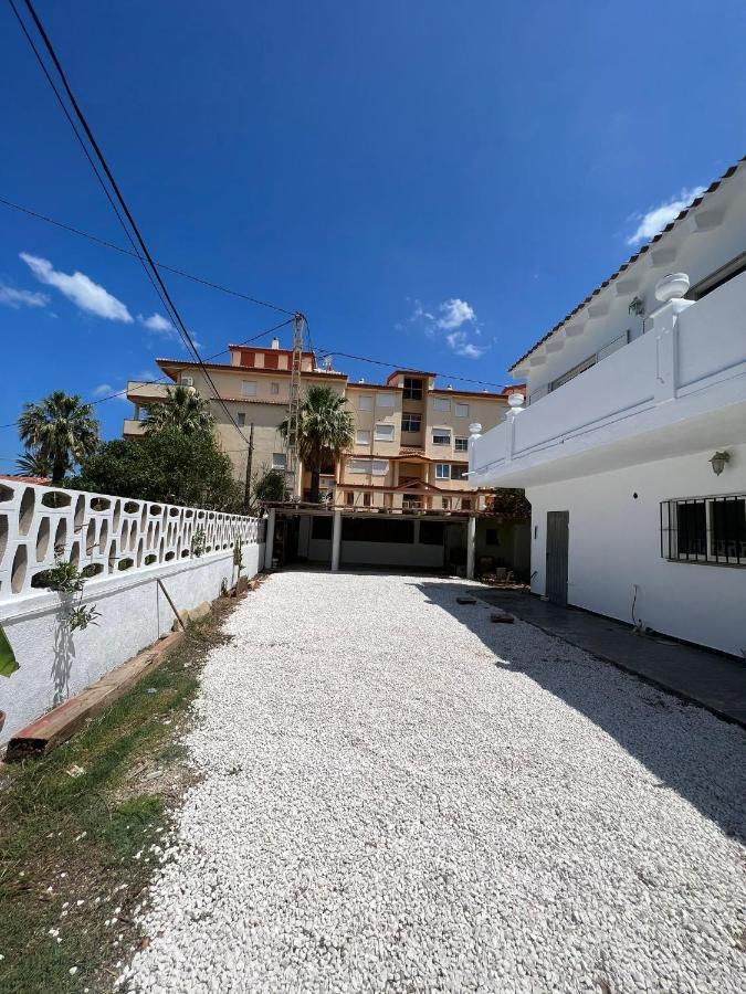 Chalet Denia Playa Primera Linea Exteriör bild