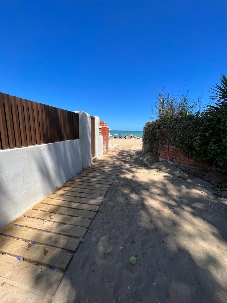 Chalet Denia Playa Primera Linea Exteriör bild