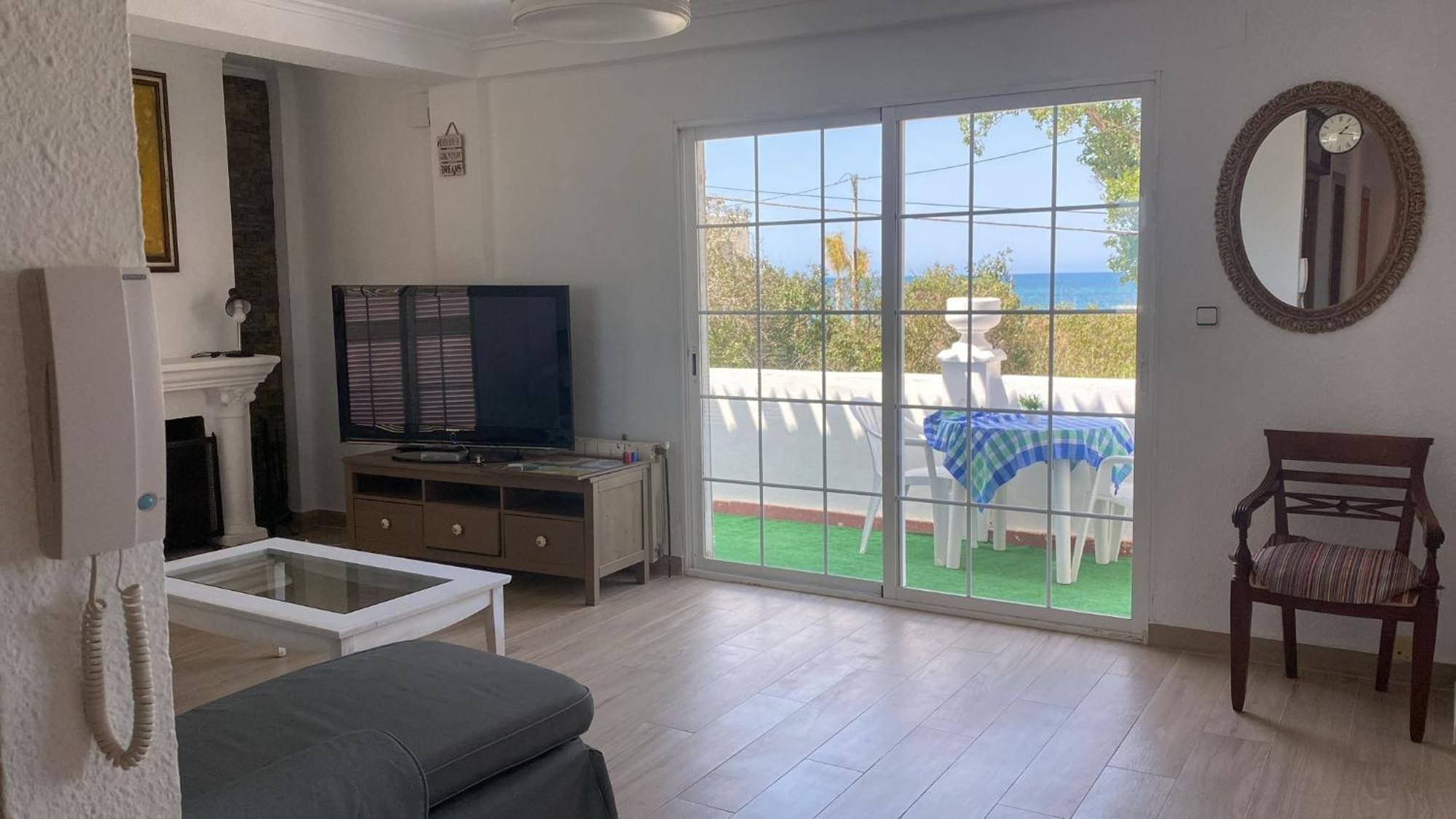 Chalet Denia Playa Primera Linea Exteriör bild