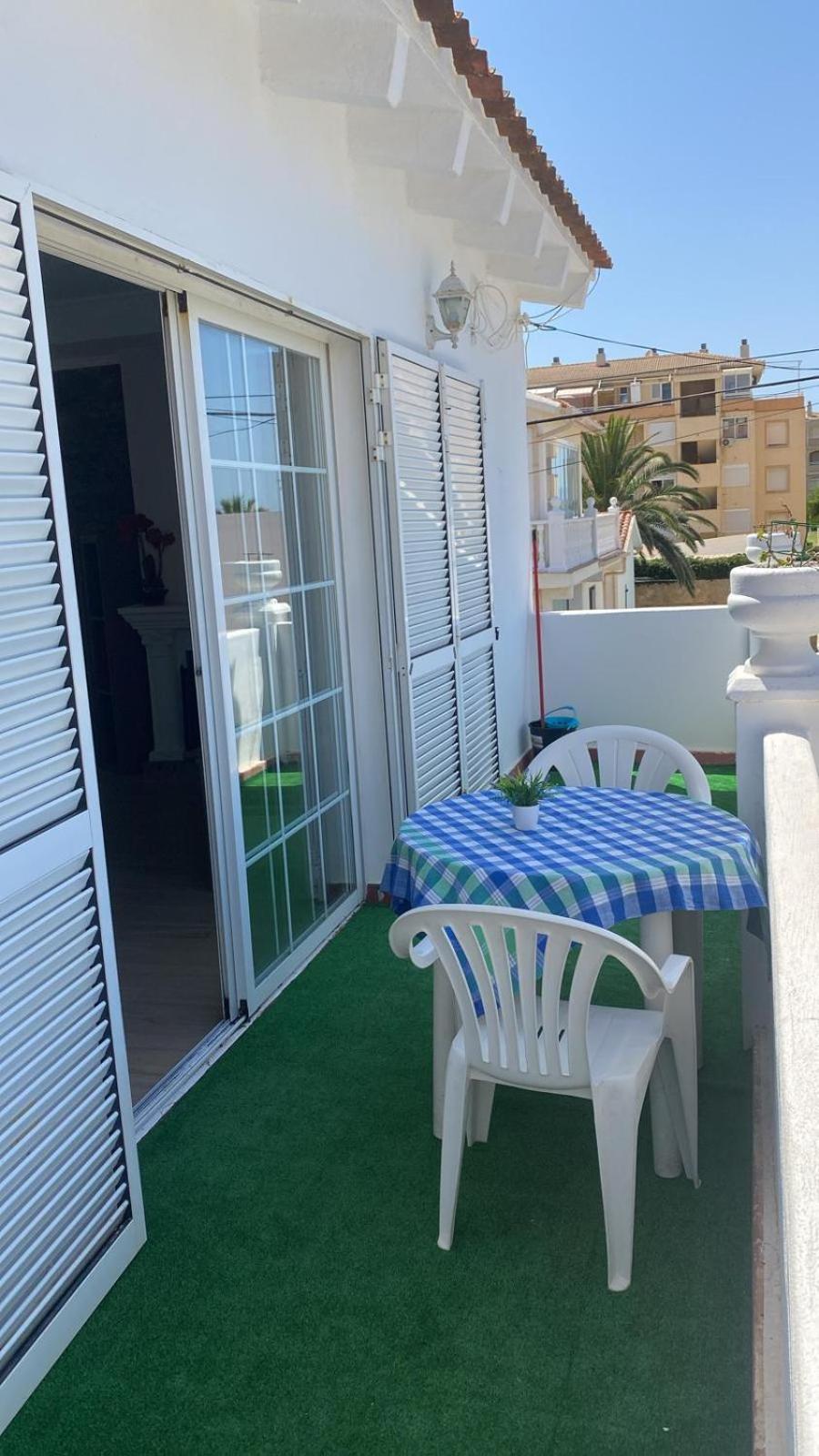 Chalet Denia Playa Primera Linea Exteriör bild