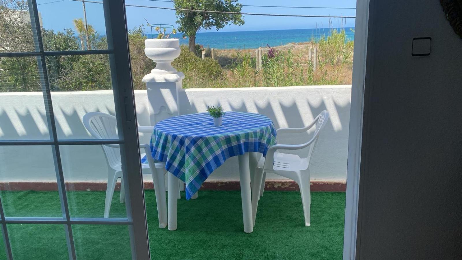 Chalet Denia Playa Primera Linea Exteriör bild